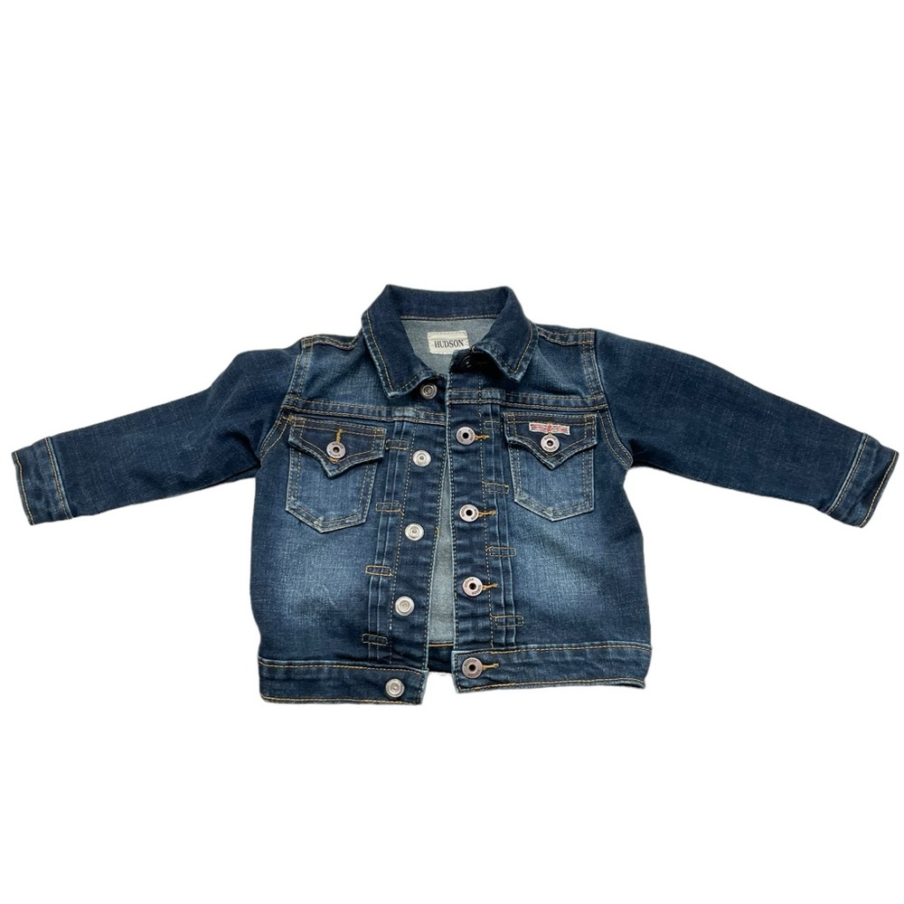 HUDSON Jeans girls denim jacket Dark 12 Months